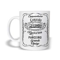 Caneca Presente Especial Com Nome Marcio de Plástico Rígido