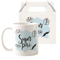 Caneca Presente Especial de Dia dos Pais para Super Pai