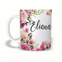 Caneca Presente Especial Nome Eliana de Plástico Rígido