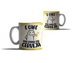 Caneca Presente Feliz Dia dos Pais Café Poderia ser Cerveja Caneca Presente Feliz Dia dos Pais Café Poderia ser Cerveja