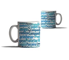 Caneca Presente Feliz dia dos Pais Frases Amorosas Familia 2