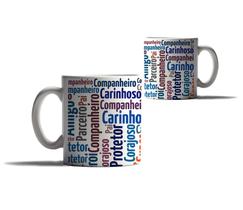 Caneca Presente Feliz dia dos Pais Frases Amorosas Familia 2