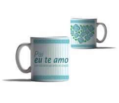 Caneca Presente Feliz dia dos Pais Frases Amorosas Familia 3