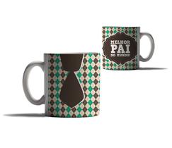 Caneca Presente Feliz Dia dos Pais Gravatinha Declaração Caneca Presente Feliz Dia dos Pais Gravatinha Declaração