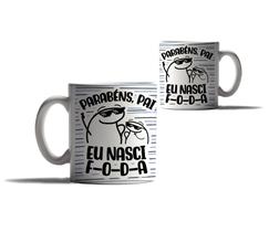 Caneca Presente Feliz Dia dos Pais Homenagem Parabéns Pai