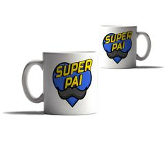 Caneca Presente Feliz Dia dos Pais Super Pai Amigo Frase HD