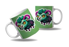 Caneca Presente Geek Nerd Cyberpunk Animal Bode Tecno HD