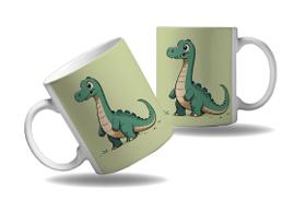 Caneca Presente Geek Nerd Dinossauros Diplodoco Jurássico 2