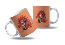 Caneca Presente Geek Nerd Dinossauros Stegossauro Jurássico