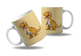 Caneca Presente Geek Nerd Dinossauros Tiranossauro Rex HD 2