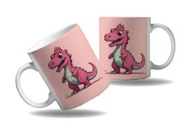 Caneca Presente Geek Nerd Dinossauros Tiranossauro Rex HD