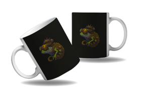 Caneca Presente Geek Nerd Tecno Vapor Steampunk Camaleão Caneca Presente Geek Nerd Tecno Vapor Steampunk Camaleão