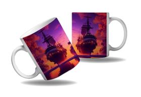 Caneca Presente Geek Nerd Tecno Vapor Steampunk Navios