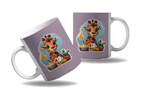Caneca Presente Girafa Cozinheira Chefes Cozinha Profissão