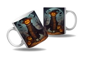 Caneca Presente Halloween Terror Abobora Bruxas Caveiras 2