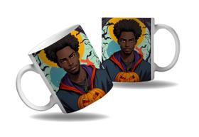 Caneca Presente Halloween Terror Bruxos Afro Negros Africa 2