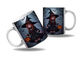 Caneca Presente Halloween Terror Dia das Bruxas Bruxinhas 3