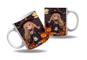 Caneca Presente Halloween Terror Dia das Bruxas Bruxinhas 4