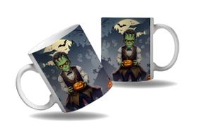 Caneca Presente Halloween Terror Monstro Frankenstein HD