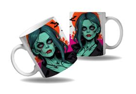 Caneca Presente Halloween Terror Zumbis Zombies Morto Vivo