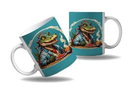 Caneca Presente Jacaré Cozinheiro Chefes Cozinha Profissão