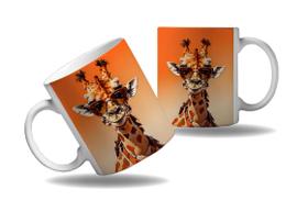 Caneca Presente Nerd Geek Óculos Animais Modernos Girafa Caneca Presente Nerd Geek Óculos Animais Modernos Girafa