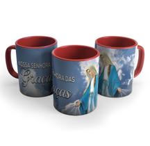 Caneca Presente Nossa Senhora das Graças Cerâmica 325ml