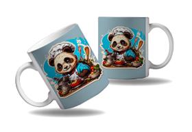 Caneca Presente Panda Cozinheiro Chefes Cozinha Profissão