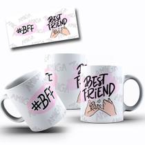 Caneca Presente Para Amigas Melhor Amigas Para Sempre Bff