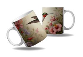 Caneca Presente Pássaros Aves Beija Flor Natureza Beleza 1