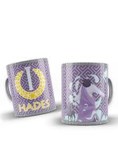 Caneca Presente Porcelana 325Ml Tema Deus Do Olímpo Hades