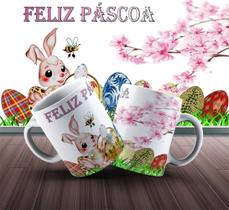 Caneca Presente Porcelana 325Ml Tema Feliz Páscoa 10