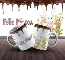 Caneca Presente Porcelana 325Ml Tema Feliz Páscoa 7