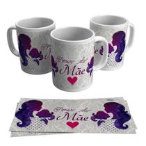 Caneca Presente Porcelana 325Ml Tema Mãe Amor De Mãe