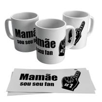 Caneca Presente Porcelana 325Ml Tema Mãe Seu Fan 1