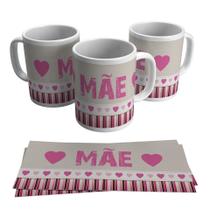 Caneca Presente Porcelana 325Ml Tema Mãe