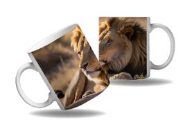 Caneca Presente Savana Leão Design Geek Nerd Rei da Savana 1