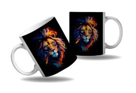 Caneca Presente Savana Leão Design Geek Nerd Rei da Savana