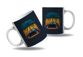 Caneca Presente Tema Carros Clássicos Geek Nerd Cores Fusca