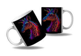 Caneca Presente Tema Geek Nerd Girafas Animais Savana Cores Caneca Presente Tema Geek Nerd Girafas Animais Savana Cores