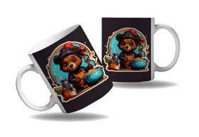 Caneca Presente Urso Cozinheiro Chefe Cozinha Profissão 1