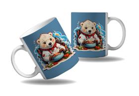 Caneca Presente Urso Cozinheiro Chefe Cozinha Profissão 2
