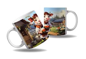 Caneca Presente Vaca Cozinheira Chefes Cozinha Profissão 1