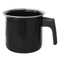 Caneca preta 1,150ml Esmaltada Cerâmica Indução Caneca preta 1,150ml Esmaltada Cerâmica Indução