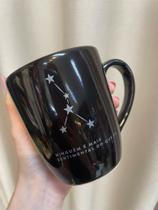 Caneca preta Câncer Caneca preta Câncer