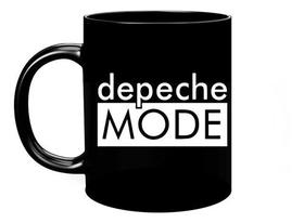 Caneca Preta Depeche Mode Caneca Preta Depeche Mode