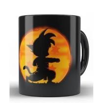 Caneca Preta Dragon Ball Z Goku Night Dbz