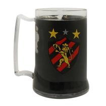 Caneca Preta Gel Isolante Térmico 400ml Sport Club