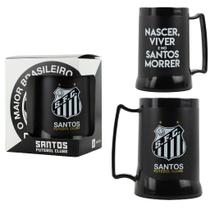 Caneca Preta Gel Isolante Térmico Nascer Viver É Nos Santos