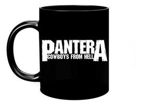 Caneca Preta Pantera Cowboys From Hell